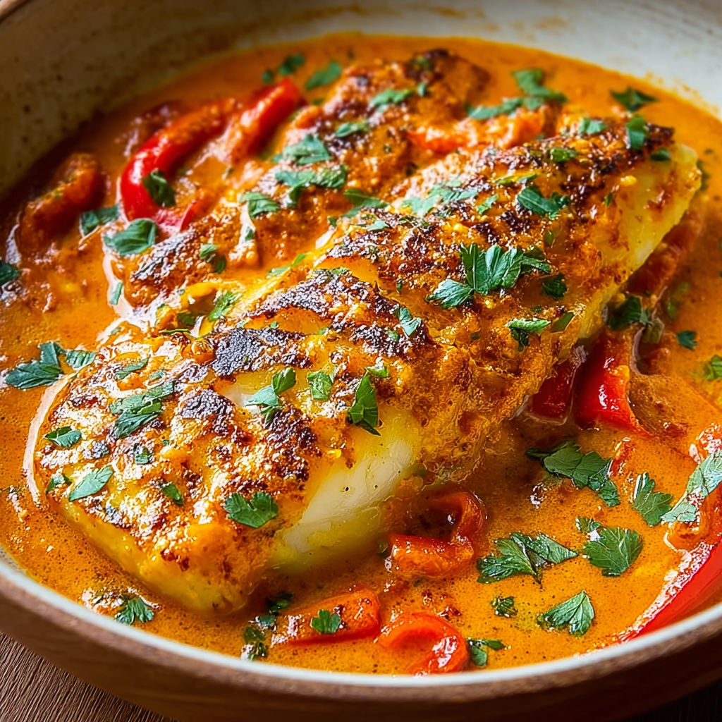 A bowl of food with a fish in it.