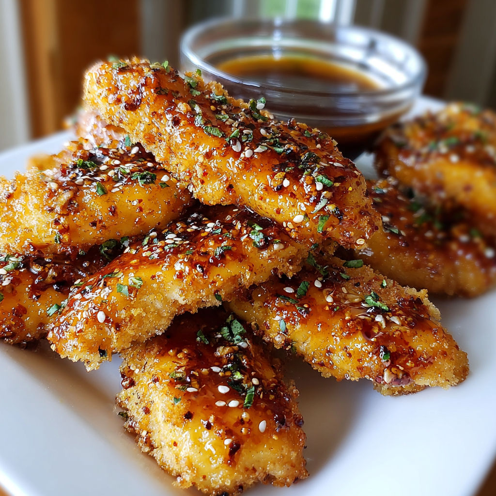 Air Fryer Honey Butter Garlic Chicken Tenders You'll Love!.