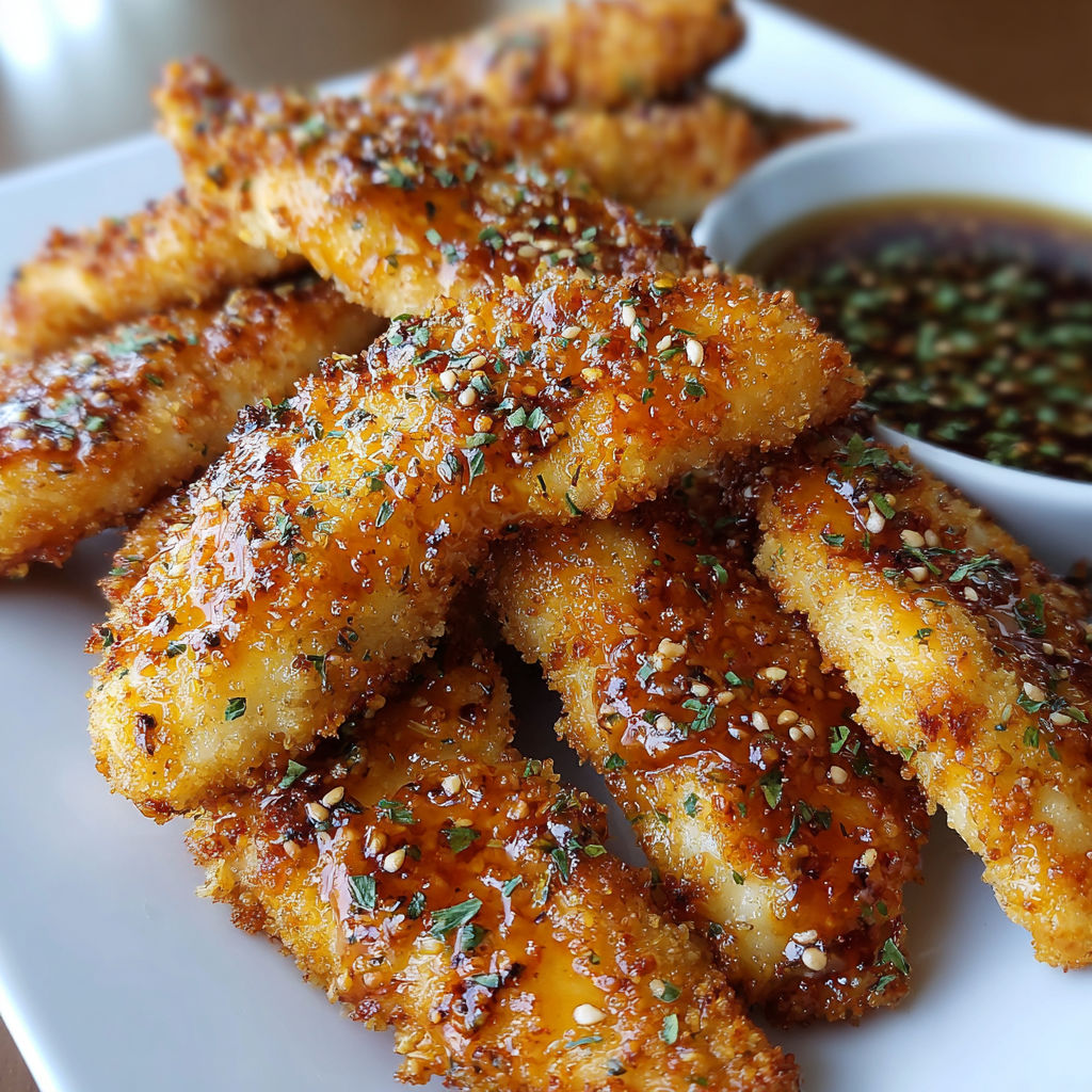 Air Fryer Honey Butter Garlic Chicken Tenders You'll Love!.