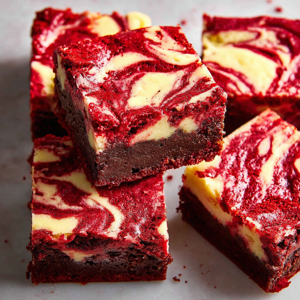 Red velvet cheesecake brownies.