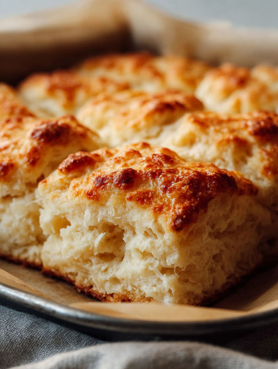 A tray of butter swim biscuits.