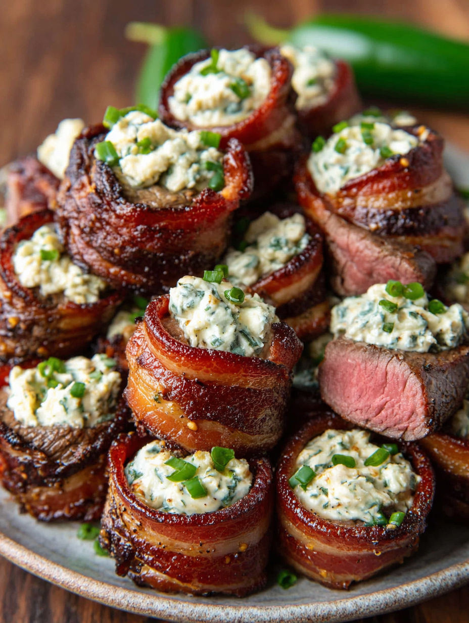 Jalapeño Cream Cheese Venison Backstrap Poppers: Irresistible Wild Game Appetizer.