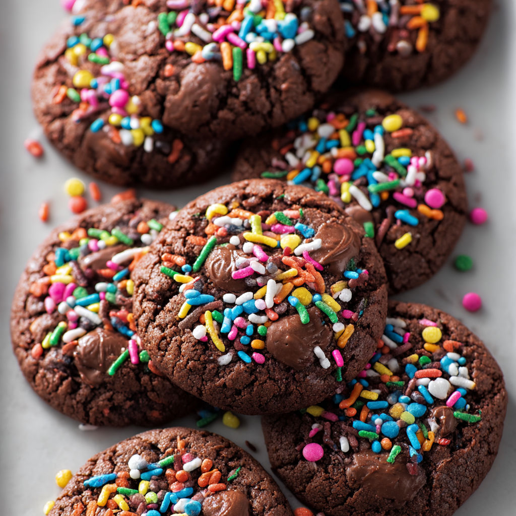 A plate of colorful sugar cookies.