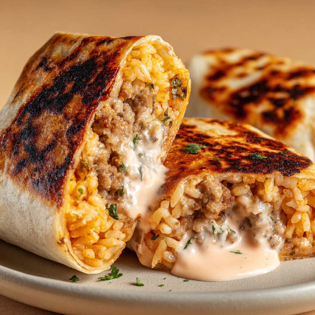 A delicious grilled cheese burrito toasted delight recipe.