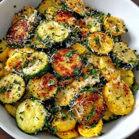 A bowl of zucchini, squash, and Parmesan cheese.