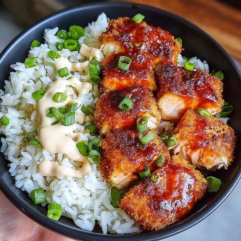 A bowl of food with rice and meat in it.