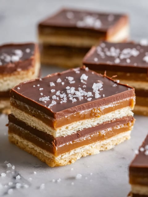 A close up of a delicious dessert.